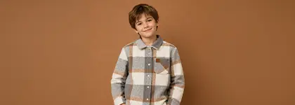 Ir a la moda para niño.